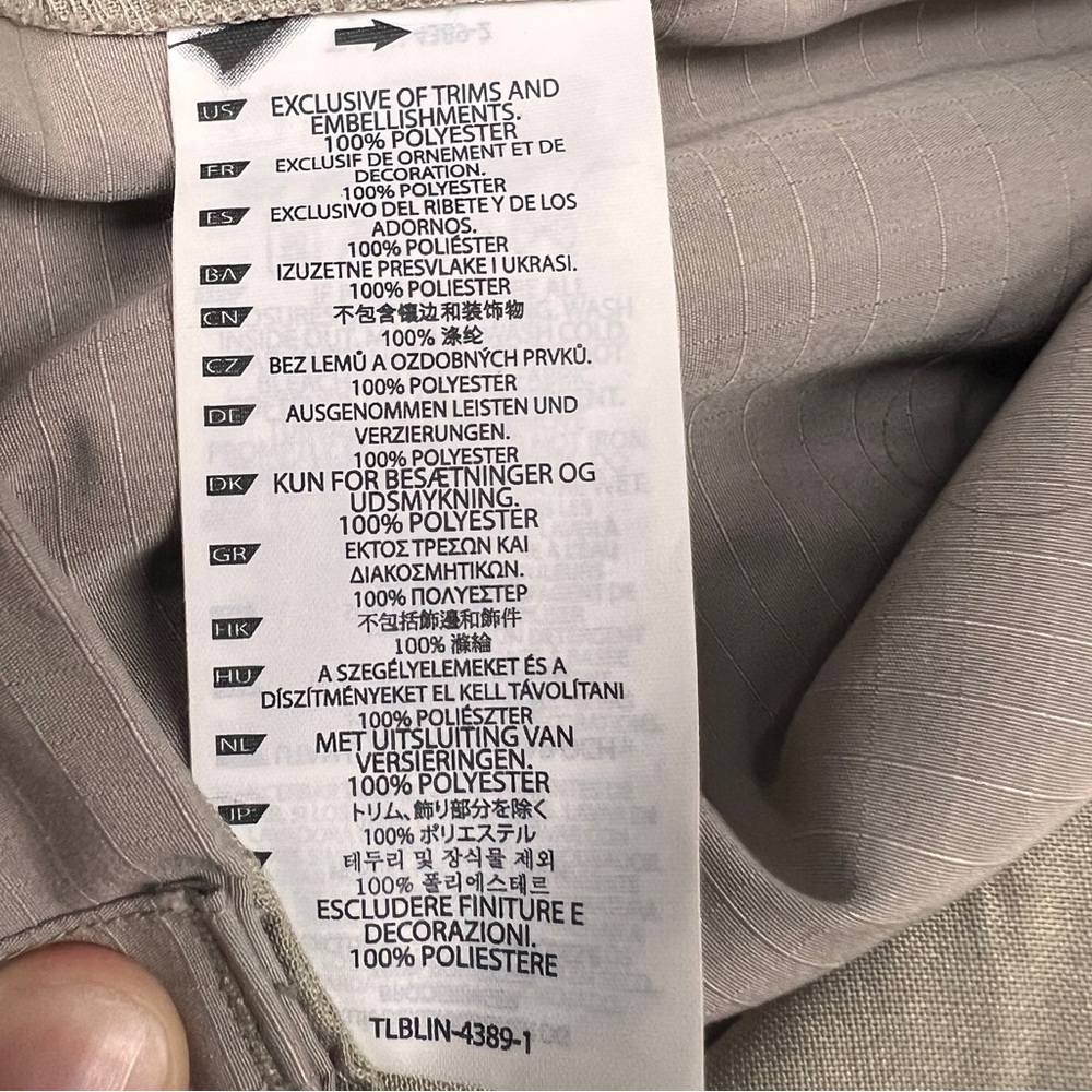 5.11 Tactical Fast Tac Cargo Pants Mens Size 33x30 Khaki Urban 74461-055 Ripstop - Picture 11 of 16